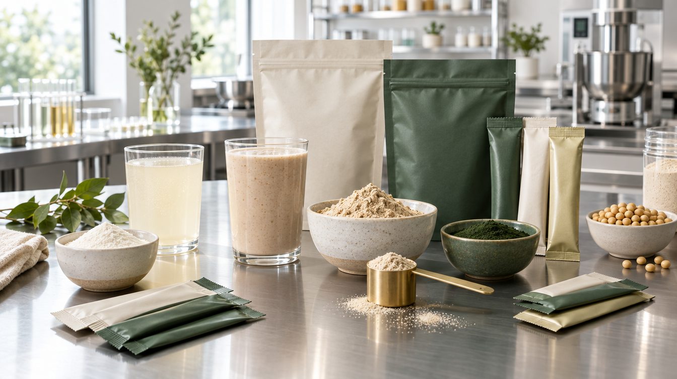 Functional food and drink product development samples