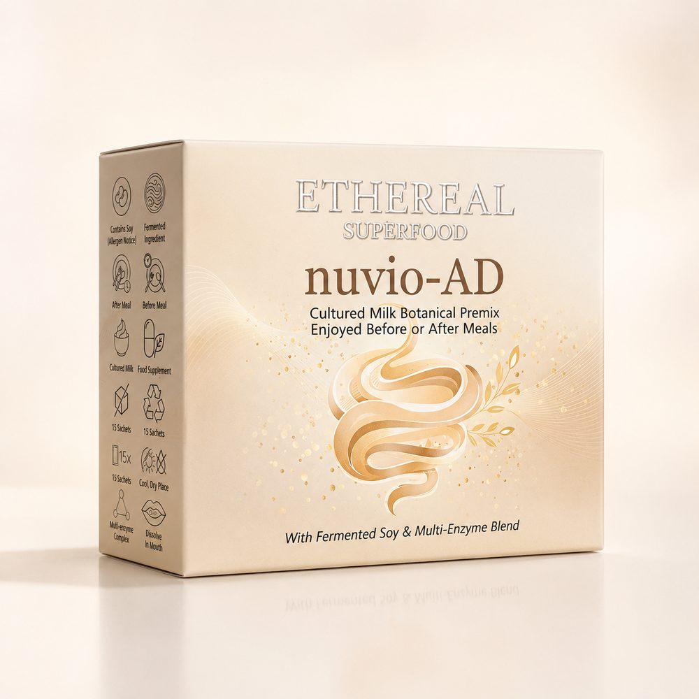 nuvio-AD cultured milk botanical premix by Ethereal Superfood